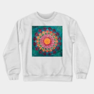 Green Mandala Crewneck Sweatshirt